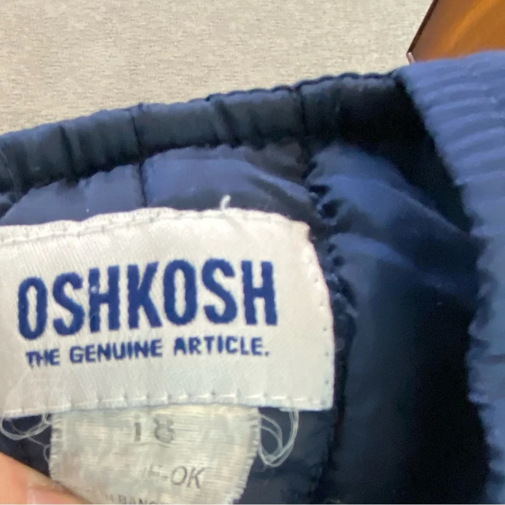 Oshkosh Navy snow Overall‎ Toddler 18 months